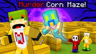 Can Bowser Jr Escape The MURDER Corn Maze🌽🔪Minecraft Nintendo Fun House 42 [upl. by Nnayrrehs641]