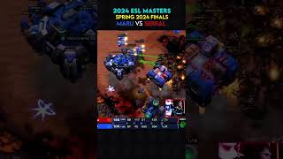 Maru vs Serral  Grand Final ESL SC2 Masters Spring 2024 Highlight 12 Shorts Starcraft [upl. by Tik98]