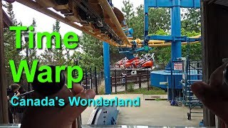 Time Warp Roller Coaster On Ride HD POV 2018 Canadas Wonderland [upl. by Derward]