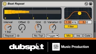 Ableton Live Tutorial Drum Techniques w Beat Repeat [upl. by Immat]