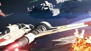 Star Wars Space Battles Only  HD [upl. by Warrin]