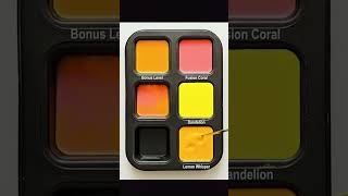 Colour recipe from pink yellow and orange paintmixingcolourmixingcolourtheoryoddlysatisfying [upl. by Paxon]