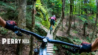 PERFECT terrain for a wild ride in Vermont  Mountain Biking Perry Hill [upl. by Geneva]