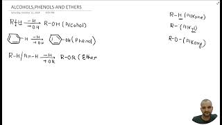 ALCOHOLSPHENOLS AND ETHERS PART1 [upl. by Dazhehs829]