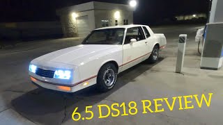 4 DS18 65 installed and 4 DB Tweeters Installed Sundown Highs Amp Speaker Review Monte Carlo SS [upl. by Ayekram]