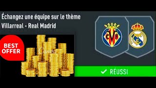 FIFA 22  SOLUTION SBC GROSSES AFFICHES VILLAREAL  REAL MADRID DCE SIMPLE RAPIDE ET PAS CHER [upl. by Novled793]