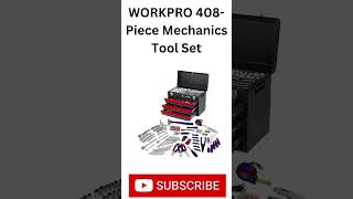 WORKPRO 408Piece Mechanics Tool Set productreview viral shorts [upl. by Conroy]