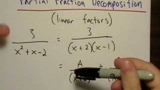 Partial Fractions 1 Linear Factors [upl. by Atiuqrahc]