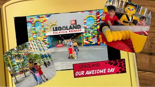 Awesome Day at Legoland Malaysia  My 5year old rode a roller coaster [upl. by Vania92]