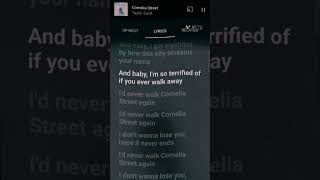 Cornelia Street Taylor Swift lyrics music lyrics aesthetic taylorswift [upl. by Gillead]