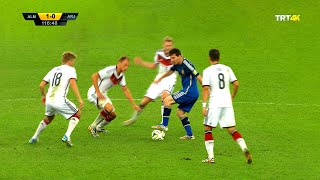 Lionel Messi vs Germany World Cup Final 2014 English Commentary 4K UHD 50fps [upl. by Ahsirahc132]