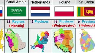 Administrative Division by Country Comparison With Map [upl. by Laetitia752]