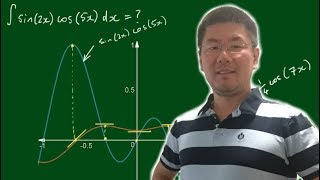 Integral of ∫sin2xcos5xdx with Product to Sum Formula [upl. by Zilber73]