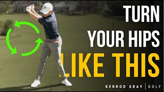 How To Turn the Hips Properly in the Backswing  The Correct Way [upl. by Davena]