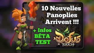 New items Bêta DOFUS Touch  une panoplie Exclusive [upl. by Marco]