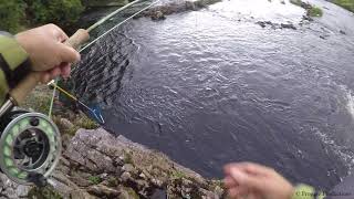 Aasleagh Falls R Erriff Grilse Fishing [upl. by Anovad]