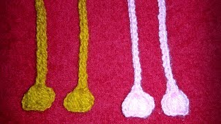 How to make two types of crochet cord dori [upl. by Athalie]