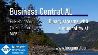 Binary Stream with a musical twist done in AL in Business Central [upl. by Flavian]