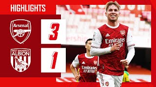 HIGHLIGHTS  Arsenal vs West Brom 31  Smith Rowe Pepe Willian  Premier League [upl. by Montagu239]