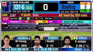 IND vs NZ Test India vs New Zealand 3rd Test  Live Score amp Commentary  IND vs NZ 3rd session [upl. by Lux486]