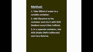 How to make Dish Wash At Home  Dish Wash Formula  Dish wash Chemical Explanation [upl. by Nessy]