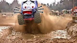 Truck Overcomes Muddy Obstacles  Extrem off road 8X8 Truck Tatra  Woa Doodles Funny Videos [upl. by Seessel]