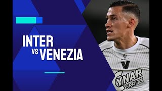 INTER MILAN vs VENEZIA LIVE FOOTBALL MATCHSERIA A🔴🔴🔴🔴🔴 [upl. by Punke]