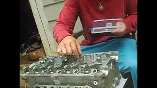 Repair Aluminum Cylinder Head threads with helicoil kit Part 1 [upl. by Mirisola]