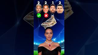 Messi vs Ronaldo vs Neymar vs Ronaldinho  Georgina Rodríguez Asks🤩⚽ [upl. by Annoyik]