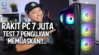 Rakit PC 7 Juta Editing Pemula dan Gaming 1080p Tercukupi semua [upl. by Dittman]