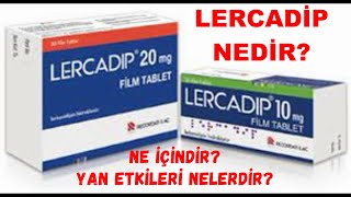 Lercadip Tablet Nedir Lercadip Tabletîn Yan Etkileri Nelerdir Lercadip Tablet Ne İçin Kullanılır [upl. by Idoc257]