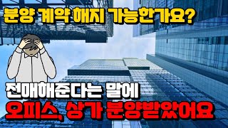 오피스 상가 전매해준다는 말에 분양받았어요 [upl. by Vincenz]