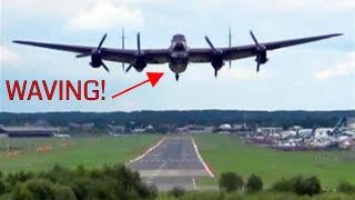 🇬🇧 Goosebumps As Glorious Sounding WW2 Lancaster Bomber Takes off With Spitfire Lead [upl. by Tebasile]