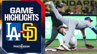 Dodgers vs Padres NLDS Game 3 Highlights 10824  MLB Highlights [upl. by Leur114]