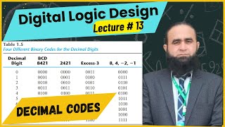 DLD Lecture 13  Decimal Codes  8421 BCD Code  2421 Code  Excess  3 Code  8421 Code [upl. by Bria314]