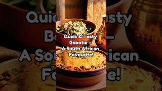 From Cape Town to Your Kitchen 1Minute Bobotie Recipe shorts [upl. by Naivatco]