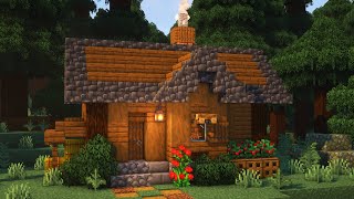 The PERFECT Starter House in Minecraft Tutorial [upl. by Atalanta]