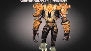 Worgen Warrior Tier 10 armor set  T10  Sanctified Ymirjar Lords Plate  Battlegear [upl. by Sillaw]