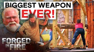 Unleashing the BIGGEST WEAPONS EVER  Forged in Fire Season 10 [upl. by Waldack]