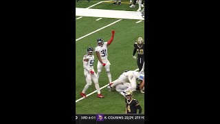 Azeez AlShaair with a Tackle For Loss vs New Orleans Saints [upl. by Cazzie]