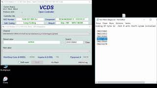 Audi A3 8v Alarm Kodlama Vagcom  VCDS [upl. by Eenehs]