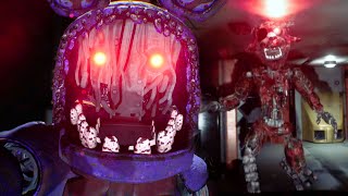 CHASED BY THE ANIMATRONICS IN AN ABANDONED FAZBEAR LOCATION FNAF Project Lockdown [upl. by Eelyam]