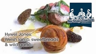 Michelin starred chef Hywel Jones creates a Welsh lamb sweetbreads amp wild garlic recipe [upl. by Schlenger]