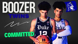 COMMIT Cameron And Cayden Boozer Commit To Duke [upl. by Teevens]