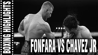 Julio Cesar Chavez Jr vs Andrzej Fonfara Highlights [upl. by Aivatahs]