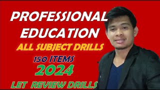 PROFESSIONAL EDUCATION 2024 LET REVIEWER RATIONALIZATION LET REVIEW DRILLS [upl. by Gifferd]