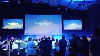 C7 Church Glasgow praise party singing Im Free na na na [upl. by Akiaki]