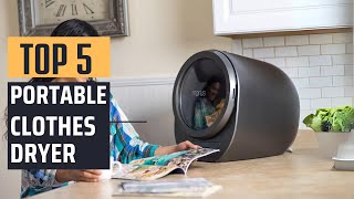 Best Portable Clothes Dryer 2024  Top 5 Picks [upl. by Phoebe574]