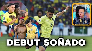 🇪🇨 KENDRY PAEZ vs URUGUAY REACCIÓN  DEBUT ECUADOR [upl. by Sadnak130]