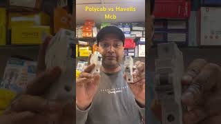 Polycab Vs Havells mcb  B curve VS C curve [upl. by Adda670]